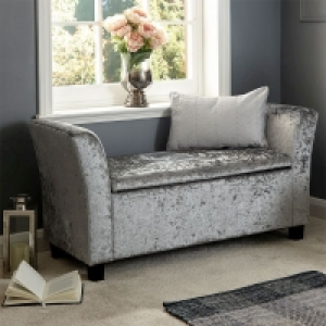 QDStores  Verona Window Seat Fabric Grey