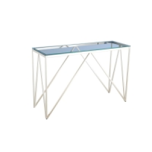 QDStores  Merrion Console Table Stainless Steel Mirrored