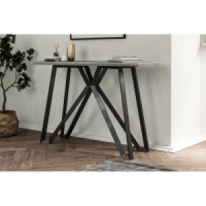 QDStores  Weston Console Table Dark Grey