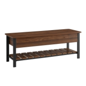 Farmhouse Hall Bench Dark Brown £35.99