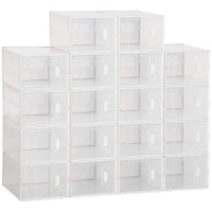 QDStores  Homcom Portable Shoe Storage Cabinet
