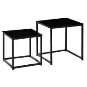 QDStores  Homcom Nest of 2 Side Tables