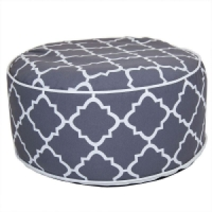 QDStores  Wensum Inflatable Foot Stool Grey