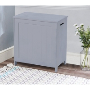 QDStores  Essentials Hamper White 1 Door