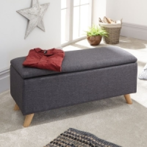 QDStores  Secreto Large Ottoman Grey 1 Door