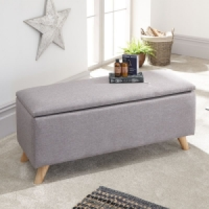 QDStores  Secreto Large Ottoman Light Grey 1 Door