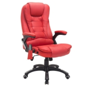 QDStores  Homcom Executive Office Chair With Massage And Heat