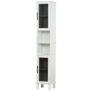 QDStores  Kleankin 6-Tier Bathroom Floor Cabinet