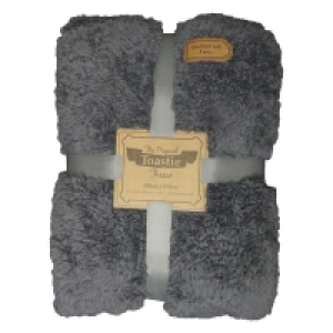 QDStores  Original Toastie Luxury Throw Dark Grey 200x250cm