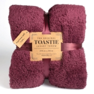 QDStores  Original Toastie Luxury Throw Plum 200x250cm