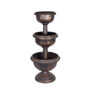 Triple Urn 3 Tier Bronze Effect Planter £29.99