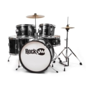 Rockjam 5-piece Junior Drum Set - Black £129.99