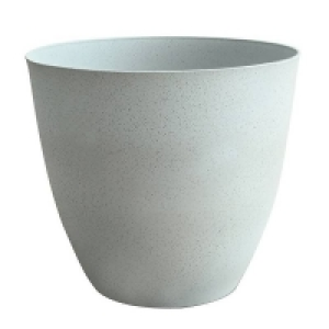 Light Grey Stone Look Planter - 40.5cm
