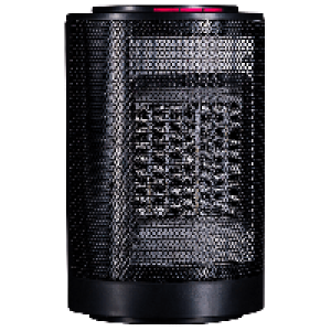 Homebase  Homebase Ceramic Mini Fan Heater in Black - 1200W