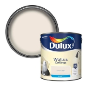 Homebase  Dulux Matt Emulsion Paint Almond White - 2.5L