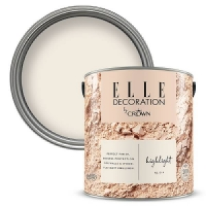 ELLE Decoration by Crown Flat Matt Paint Highlight - 2.5L