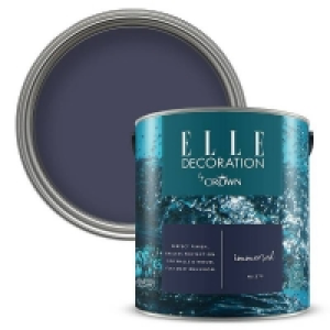 ELLE Decoration by Crown Flat Matt Paint Immersed - 2.5L