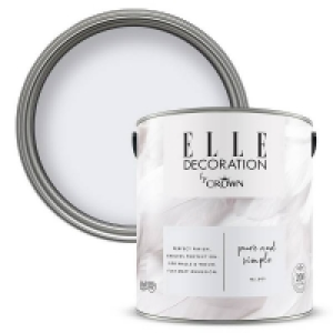 ELLE Decoration by Crown Flat Matt Paint Pure Simple - 2.5L