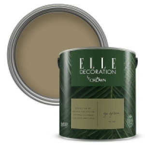 ELLE Decoration by Crown Flat Matt Paint Go Green - 2.5L