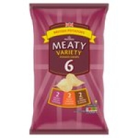 Morrisons  Morrisons Meaty Crisps 6 X 25G