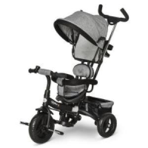 RobertDyas  Reiten Kids Tricycle Ride On & Stroller with Canopy - Grey