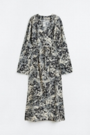 Satin wrap dress £15.00