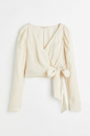 Jacquard-weave blouse £12.00