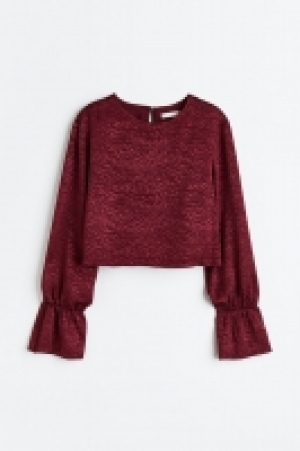 HM  Jacquard-weave blouse