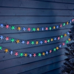 100 Star LED Outdoor Christmas String Light - Multicoloured