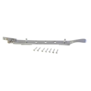 Victorian Window Casement Stay - Satin Chrome - 250mm