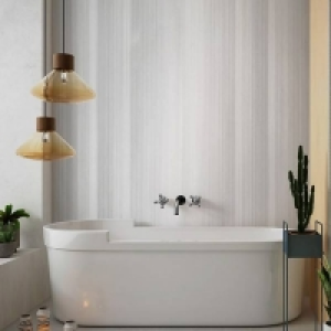 Panel Company Large Silver Vision Matt Shower Panel