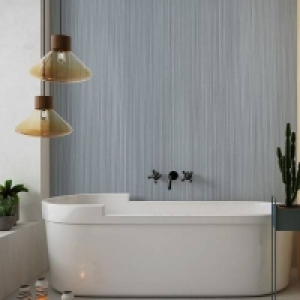 Panel Company Large Brushed Grey String Shower Panel
