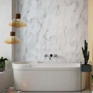 Panel Company Large Subtle Grey Marble Shower Panel