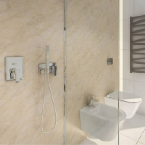 Panel Company Large Pergamon Marble Shower Panel