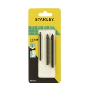 Stanley 3Pc Tile Drill Bit Set - STA53312-QZ