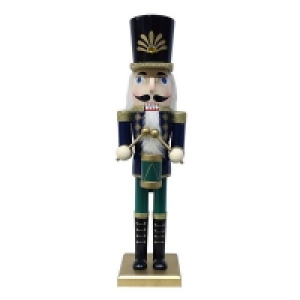 Blue Wooden Nutcracker Christmas Decoration - 50cm £15.00