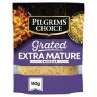 Morrisons  Pilgrims Choice Extra Mature Grated Cheddar