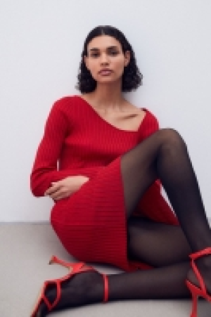 Rib-knit bodycon dress £18.00