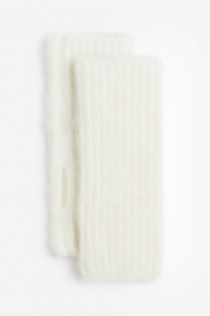 Alpaca blend fingerless gloves £16.00