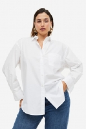 Oversized poplin shirt £11.00
