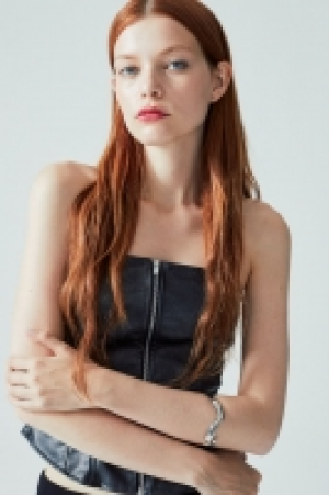 Coated corset top £7.00