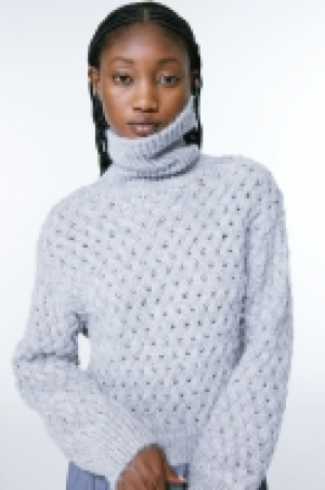 Polo-neck jumper £13.00