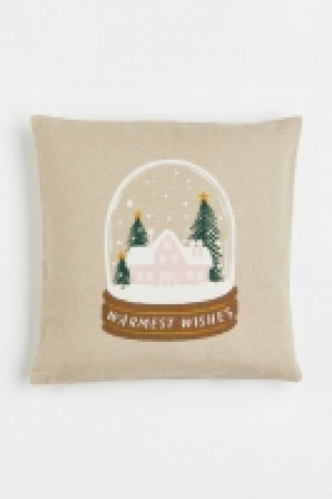 Linen-blend cushion cover £3.00
