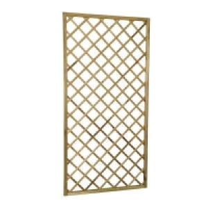 Forest Hidcote Framed Wooden Lattice Trellis - 0.9x1.8m