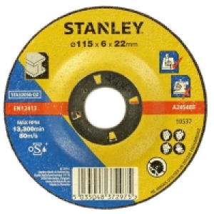 Stanley 115mm Metal Grinding Disc - STA32050-QZ