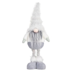 Grey Standing Gonk Christmas Decoration - 41cm