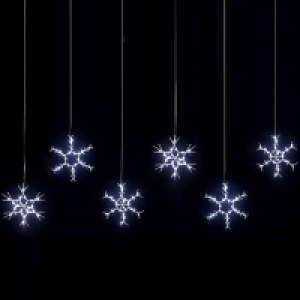 Snowflake LED Christmas Window Curtain Light