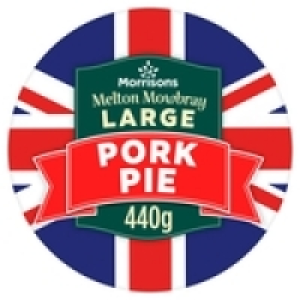 Morrisons Large Melton Mowbray Pork Pie  £3.49