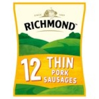Morrisons  Richmond 12 Thin Pork Sausages