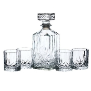 RobertDyas  Bar Craft Whisky Decanter & Tumbler Set